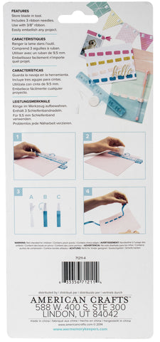 We R Memory Keepers Sew Ribbon Stitching Tool