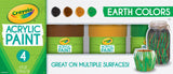 Crayola Acrylic Paint Set 4oz 4/Pkg