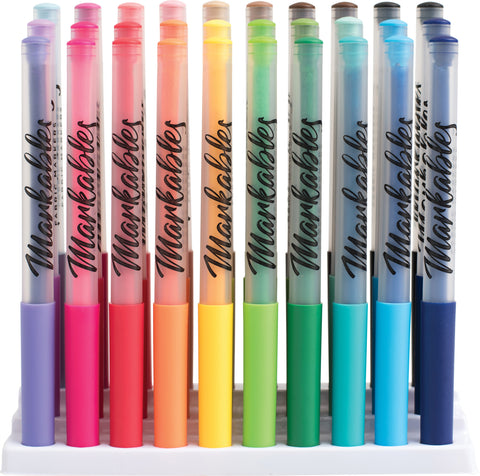 American Crafts Brush Tip Markables Fabric Markers 30/Pkg