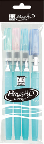 ZIG Watercolor System Long BrusH2O 4/Pkg