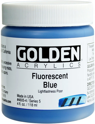Golden Heavy Body Fluorescent Acrylic Paint Series 5 4oz