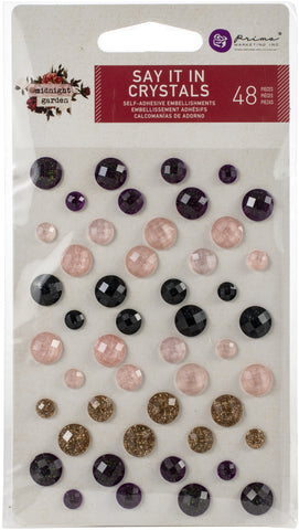 Prima Marketing Midnight Garden Say It In Crystals