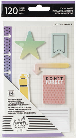 Happy Planner Sticky Notes 120/Pkg