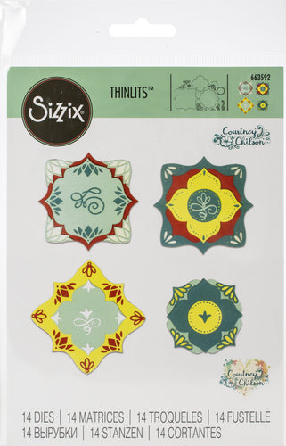Sizzix Thinlits Dies By Courtney Chilson 14/Pkg