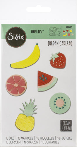 Sizzix Thinlits Dies By Jordan Caderao 16/Pkg