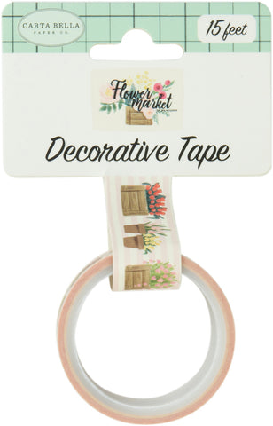 Carta Bella Flower Market Decorative Tape 15'