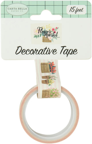 Carta Bella Flower Market Decorative Tape 15'