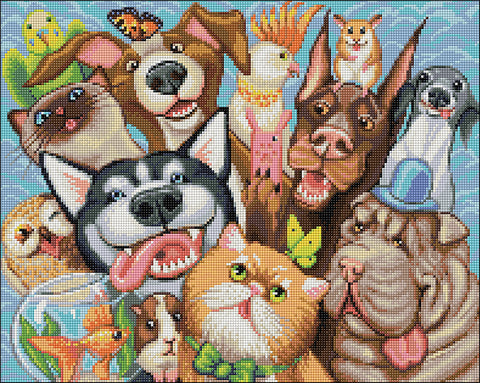 RTO Diamond Mosaic Embroidery Kit 50X40cm
