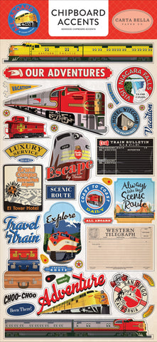 All Aboard Chipboard 6"X13"