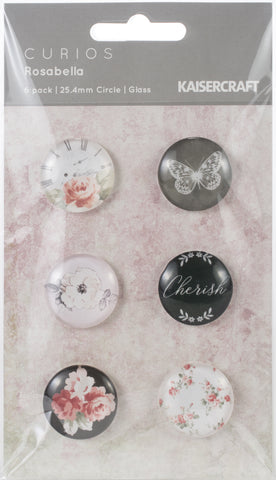 Rosabella Adhesive Curios 6/Pkg