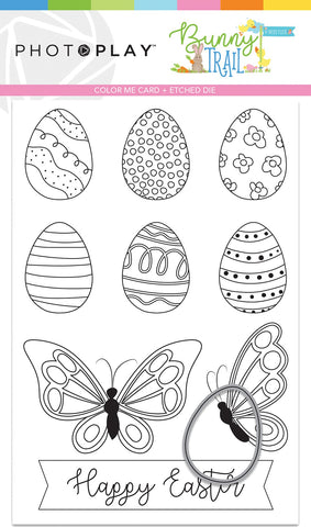 Bunny Trail Color Me Card + Die