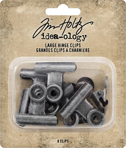 Idea-Ology Metal Hinge Clip Large 8/Pkg