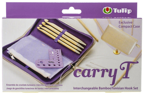Tulip Carry T Interchangeable Bamboo Tunisian Hook Set