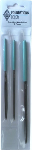 Foundations Decor Precision Needle Files 3/Pkg