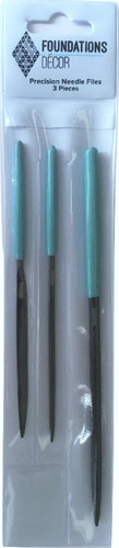 Foundations Decor Precision Needle Files 3/Pkg