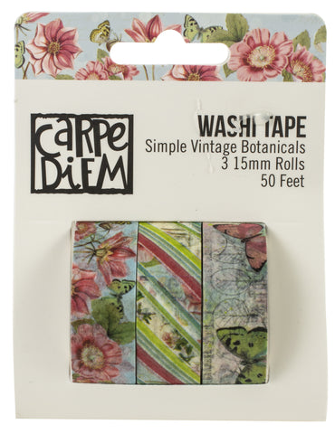 Simple Stories Simple Vintage Botanicals Washi Tape 3/Pkg