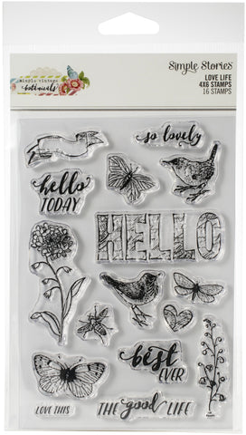 Simple Vintage Botanicals Photopolymer Clear Stamps