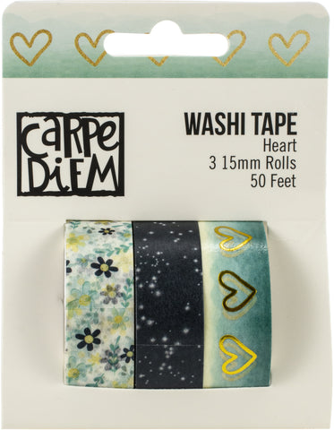 Simple Stories Heart Washi Tape 3/Pkg