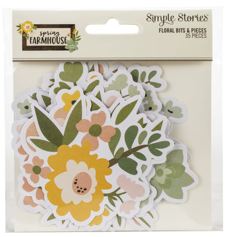 Spring Farmhouse Bits & Pieces Die-Cuts 50/Pkg