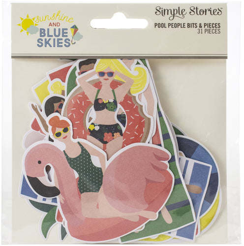 Sunshine & Blue Skies Bits & Pieces Die-Cuts 31/Pkg