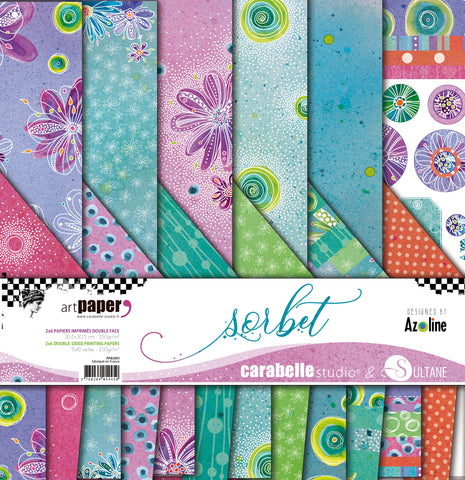 Carabelle Double-Sided Cardstock 250gsm 12"X12" 12/Pkg