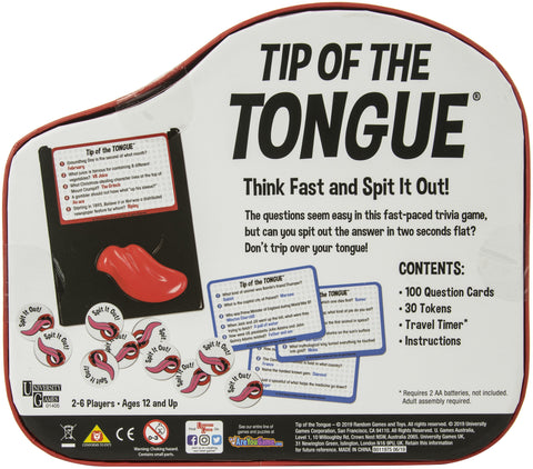 Tip Of The Tongue Game