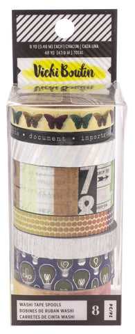 Vicki Boutin Color Kaleidoscope Washi Tape 8/Pkg