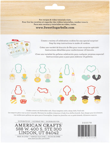 Sweet Sugarbelle Cookie Cutter Set 8/Pkg