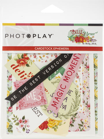 Belle Fleur Ephemera Cardstock Die-Cuts