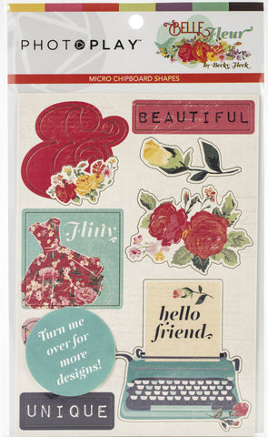 Belle Fleur Chipboard