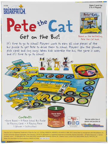 Pete The Cat Wheels On The Bus Game