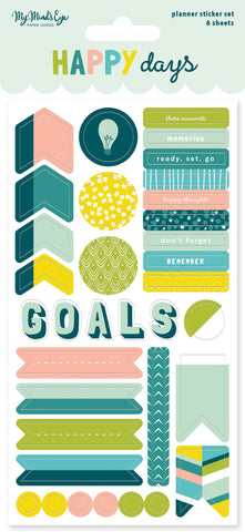 Happy Days Planner Sticker Set 6/Pkg