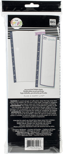 Happy Planner Big Folded Fill Paper 40/Pkg