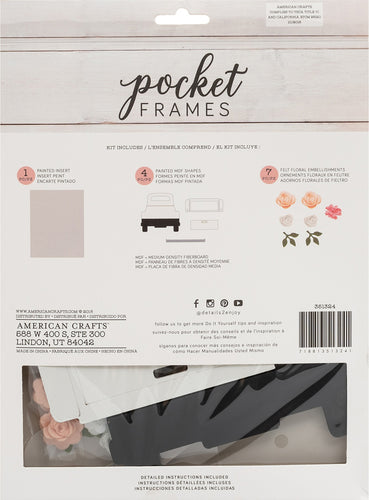 American Crafts Pocket Frames Insert Kit 8"X10" 12/Pkg