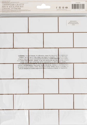 American Crafts Pocket Frames Reversible Insert 8"X10"