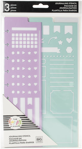 Happy Planner Journaling Stencils 3/Pkg