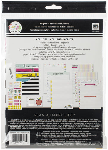Happy Planner Medium Accessories 125/Pkg