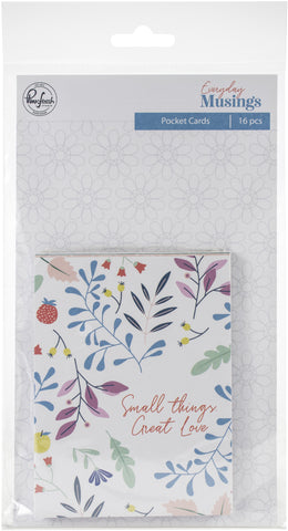 Everyday Musings Pocket Cards Set 16/Pkg