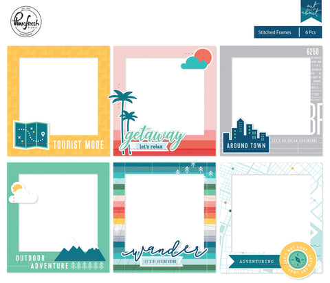 Out & About Cardstock Stickers 6/Pkg