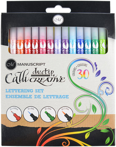 Manuscript Callicreative Duo Tip Pens 30/Pkg