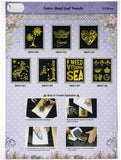 Dress My Craft Fabric Metal Leaf Transfer 21X30cm