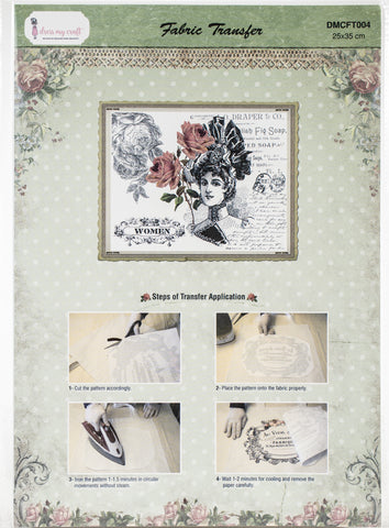 Dress My Craft Fabric Transfer Sheet 24X34cm