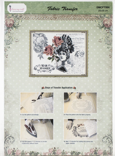 Dress My Craft Fabric Transfer Sheet 24X34cm