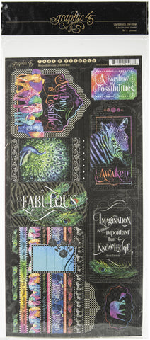 Kaleidoscope Cardstock Die-Cuts 6"X12" Sheets 2/Pkg