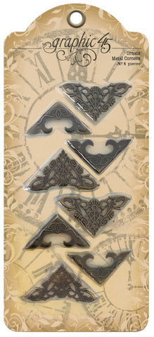 Graphic 45 Staples Ornate Metal Corners