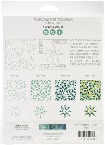 Concord & 9th Stencil Pack 2/Pkg