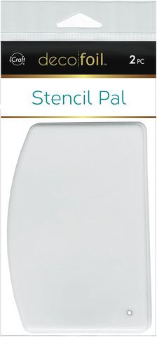 Deco Foil Stencil Pal 3.75"X5.2" 2/Pkg