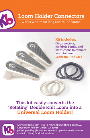 Knitting Board Loom Holder Connectors