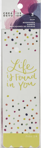Creative Devotion Bookmarks 3/Pkg
