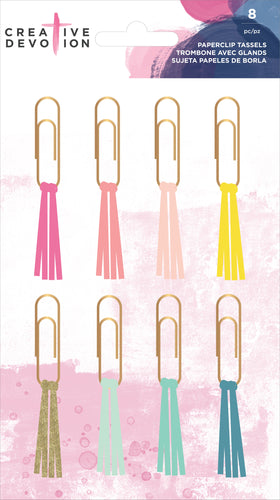 Creative Devotion Tassel Paper Clips 8/Pkg